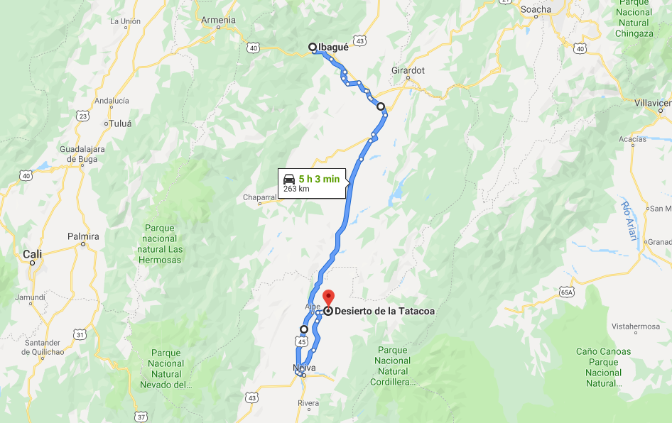 ¿Cómo llegar al Desierto de La Tatacoa desde Ibagué?