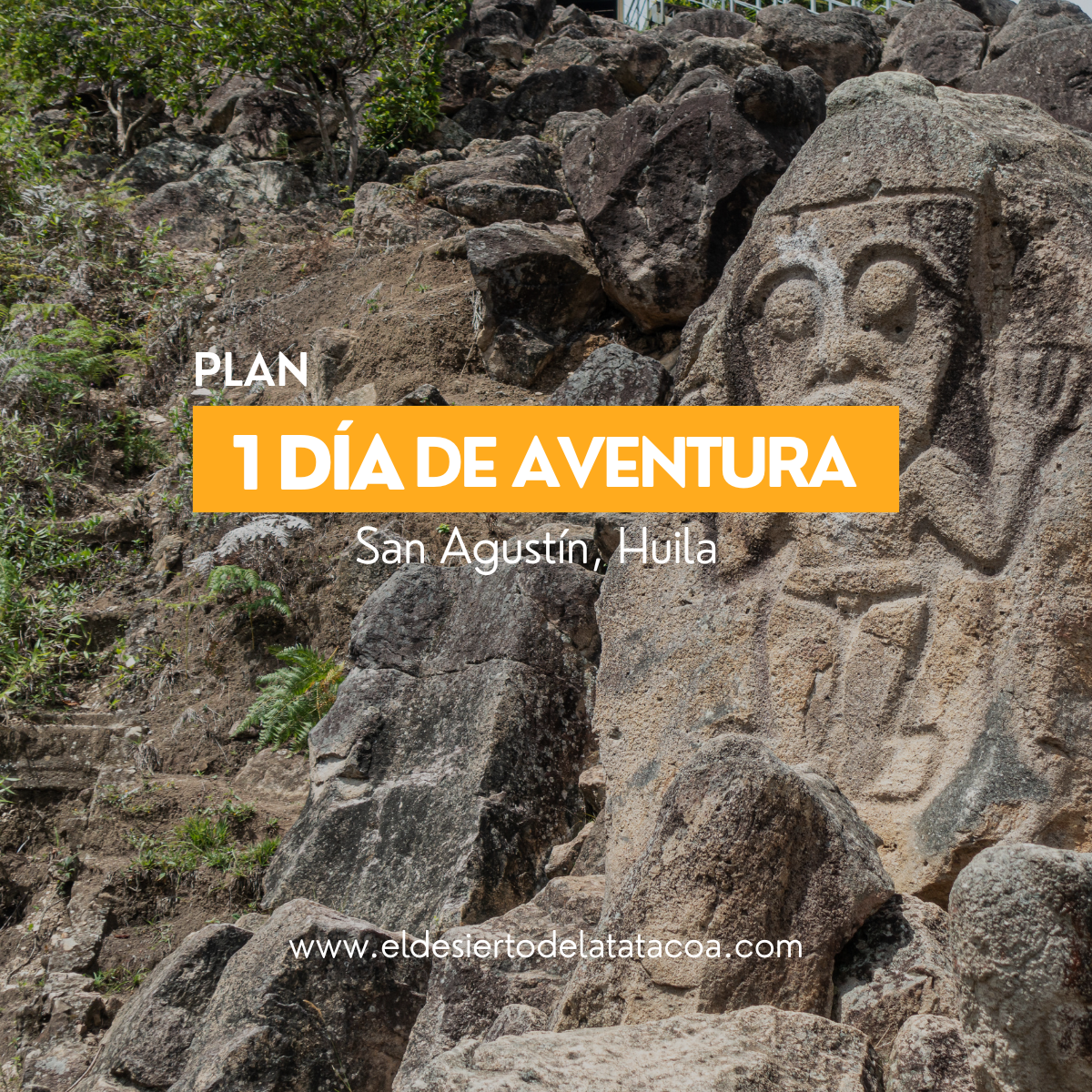 San Agustín Tour 1 día completo